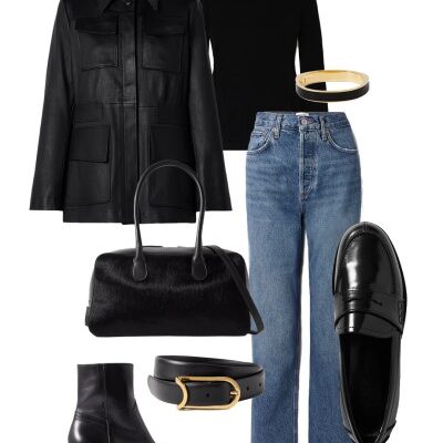 what to wear with jeans-black